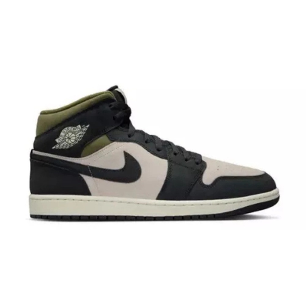 Mens Size 12 - Nike Air Jordan 1 Mid SE Orewood Brown Olive Shoes HV4091-102 NEW
